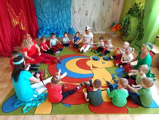 Taniec żywiołów w wieluńskim przedszkolu