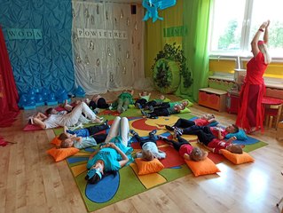 Taniec żywiołów w wieluńskim przedszkolu