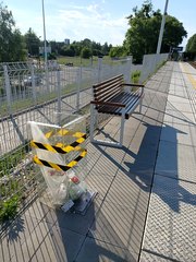 Przystanek PKP Wieluń – Miasto zdewastowany