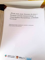 Projekt dla dzieci i dorosłych z powiatu wieruszowskiego – trwa realizacja zadania w ramach Budżetu Obywatelskiego Łódzkie na PLUS