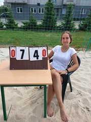 Zagrały w wakacyjnym turnieju plażówki