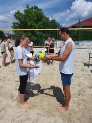 Zagrały w wakacyjnym turnieju plażówki