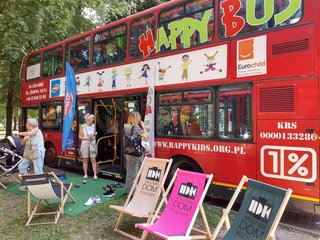 Happy Bus dotarł do Wielunia – mnóstwo darmowych atrakcji dla najmłodszych