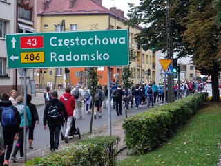 158. Wieluńska Piesza Pielgrzymka w drodze do Częstochowy