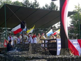 Msza na ruinach fary -  82. rocznica wybuchu II wojny światowej