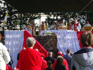 Msza na ruinach fary -  82. rocznica wybuchu II wojny światowej