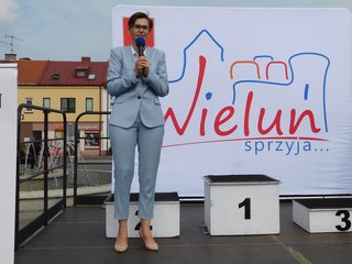 Kolarze rywalizowali w centrum Wielunia