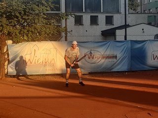Hubert Spodymek mistrzem Wielunia w tenisie ziemnym