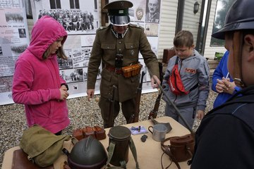 Żywa lekcja historii w Goli, pow. wieruszowski