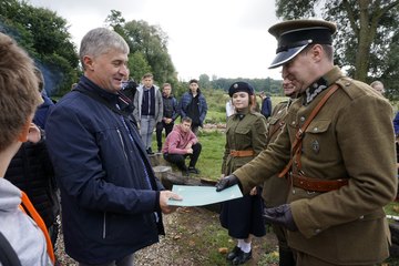 Żywa lekcja historii w Goli, pow. wieruszowski