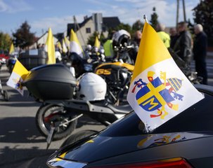 Motocyklowy Rajd Papieski w Dalachowie. To pierwsza tego typu inicjatywa w regionie