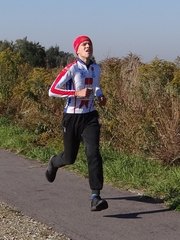 Wieluń biegał na trasie po wąskotorówce