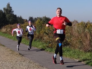 Wieluń biegał na trasie po wąskotorówce
