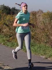 Wieluń biegał na trasie po wąskotorówce