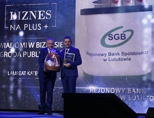 Europejskie Forum Gospodarcze 2021 w Łodzi: Rejonowy Bank Spółdzielczy w Lututowie z Nagrodą Gospodarczą Województwa Łódzkiego „Biznes na PLUS”