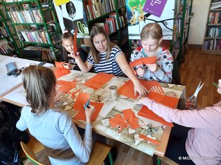 Masłowice: warsztaty w filii bibliotecznej i dzień książki w szkole