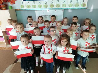 Przedszkolaki świętowały Dzień Niepodległości