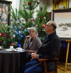 Pisarz Michael Downs z wizytą w działoszyńskim pałacu
