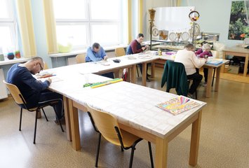Remonty w Środowiskowym Domu Samopomocy w Ganie w gminie Praszka
