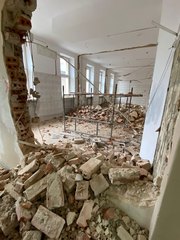Wieluński szpital – remont SOR-u idzie pełną parą