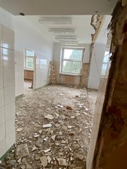 Wieluński szpital – remont SOR-u idzie pełną parą