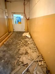 Wieluński szpital – remont SOR-u idzie pełną parą
