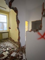 Wieluński szpital – remont SOR-u idzie pełną parą
