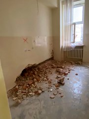 Wieluński szpital – remont SOR-u idzie pełną parą