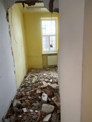 Wieluński szpital – remont SOR-u idzie pełną parą