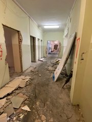 Wieluński szpital – remont SOR-u idzie pełną parą