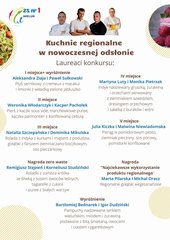 Wieluń: za nami pierwsza edycja konkursu „Kuchnie regionalne w nowoczesnej odsłonie”