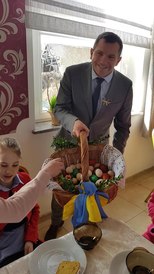 W Pajęcznie zorganizowano dziś spotkanie wielkanocne dla uchodźców z Ukrainy
