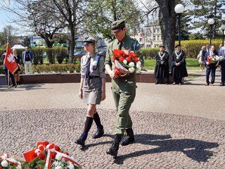 Wieluń: uczcili 231. rocznicę uchwalenia Konstytucji 3 Maja