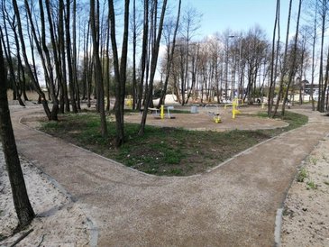 Działoszyn: obszar na wyspie gotowy dla mieszkańców. Były pierwsze akty wandalizmu?
