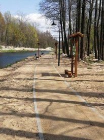 Działoszyn: obszar na wyspie gotowy dla mieszkańców. Były pierwsze akty wandalizmu?