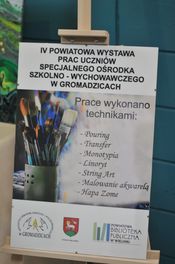 Uczniowie z Gromadzic prezentują swoje prace w Powiatowej Bibliotece Publicznej w Wieluniu
