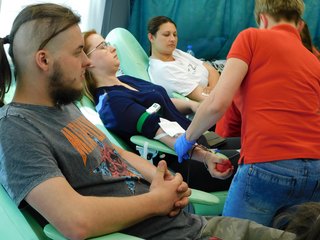 Klub honorowych dawców krwi przy wieluńskim PCK zorganizował kolejną akcję