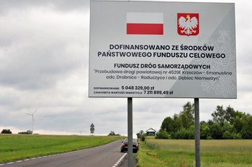 Przebudowana droga powiatowa nr 4529 Krzeczów – Emanuelina oficjalnie otwarta
