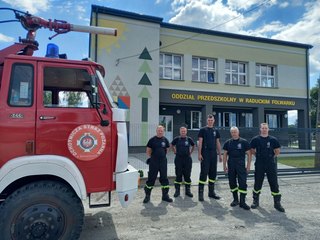Druhowie OSP Raduczyce szkolą się w praktyce