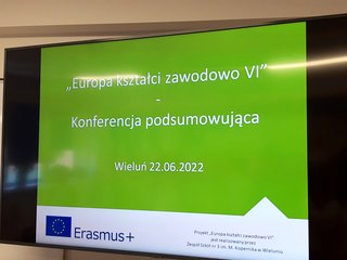 Uczniowie Zespołu Szkół nr 3 w Wieluniu podsumowali zagraniczne praktyki