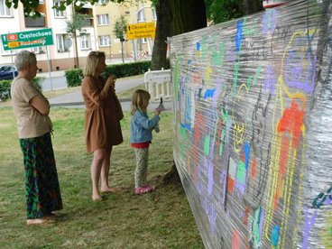 Akcje Wakacje w wieluńskim parku, były atrakcje i koncerty