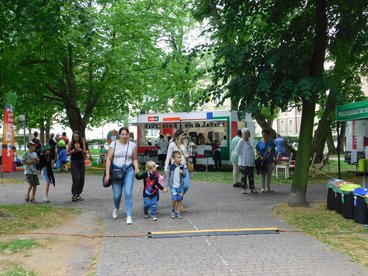 Akcje Wakacje w wieluńskim parku, były atrakcje i koncerty