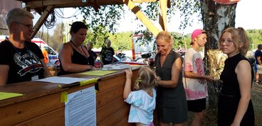 Setki motocyklistów na zlocie w Konopnicy