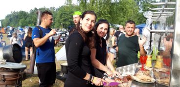 Setki motocyklistów na zlocie w Konopnicy