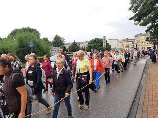 Wieluńscy pielgrzymi od świtu w drodze