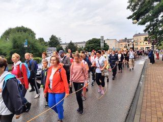 Wieluńscy pielgrzymi od świtu w drodze