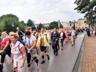Wieluńscy pielgrzymi od świtu w drodze
