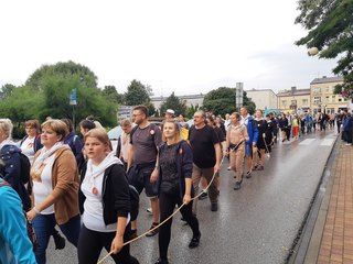 Wieluńscy pielgrzymi od świtu w drodze