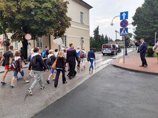 Wieluńscy pielgrzymi od świtu w drodze