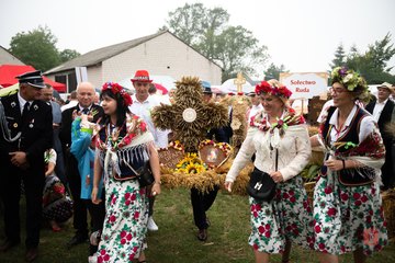 Było smacznie, kolorowo i tradycyjnie. Burmistrz Wielunia dziękuje za dożynki w Turowie